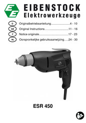 EIBENSTOCK ESR 450 Gebruiksaanwijzing