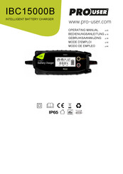 PROUSER IBC15000B Gebruiksaanwijzing