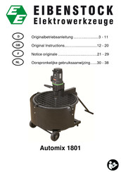 EIBENSTOCK Automix 1801 Oorspronkelijke Gebruiksaanwijzing