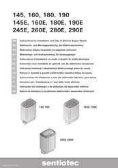 Sentiotec 190 Installatie- En Gebruikershandleiding