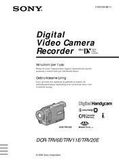 Sony Handycam DCR-TRV6E Gebruiksaanwijzing