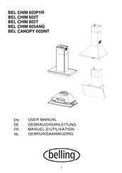 Belling BEL CHIM 603PYR Gebruiksaanwijzing