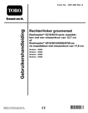 Toro Reelmaster 6500 Series Gebruikershandleiding