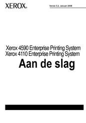 Xerox 4590 Enterprise Printing System Snel Aan De Slag