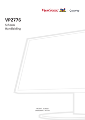 ViewSonic VP2776 Handleiding