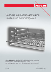 Miele H6100BM Gebruiks- En Montage-Aanwijzing