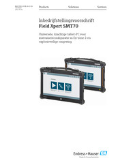 Endress+Hauser Field Xpert SMT70 Bedieningsvoorschrift