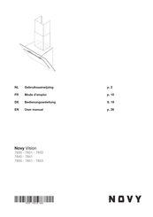 Novy Vision 7831 Gebruiksaanwijzing