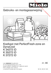 Miele K 37272 iD Gebruiks- En Montage-Aanwijzing