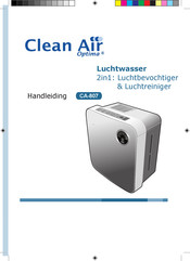 Clean Air Optima CA-807 Handleiding