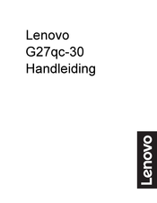 Lenovo G27qc-30 Handleiding