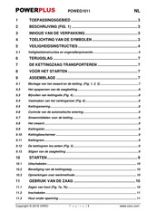 Powerplus POWEG1011 Handleiding