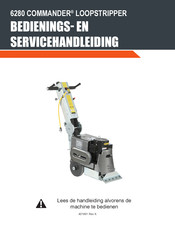 National Flooring Equipment 6280 COMMANDER Bedienings- En Servicehandleiding