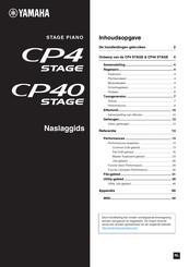 Yamaha CP4 Stage Naslaggids