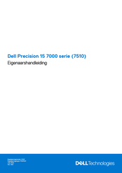 Dell Precision 15 7510 Handleiding