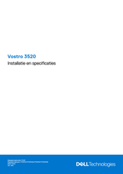 Dell Vostro 3520 Installatiehandleiding