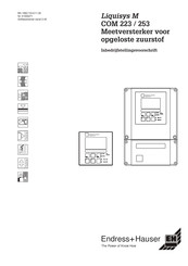 Endress+Hauser Liquisys M COM 223 Bedieningsvoorschrift