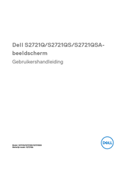 Dell S2721QSA Gebruikershandleiding