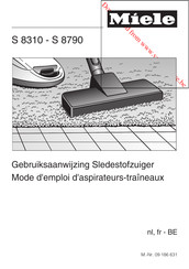 Miele S 8310 Gebruiksaanwijzing