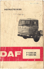 DAF F 1200 DA 1972 Instructieboekje