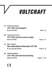 VOLTCRAFT 2247646 Gebruiksaanwijzing