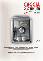 Gaggia Platinum VISION Handleiding Voor Gebruik En Onderhoud