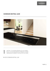 homeier HDO DOWNAIR MISTRAL SLIM Gebruiks- En Montagehandleiding