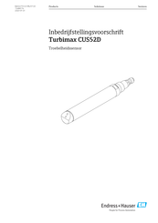 Endress+Hauser Turbimax CUS52D Bedieningsvoorschrift