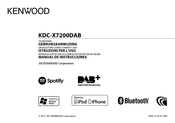 Kenwood KDC-X7200DAB Gebruiksaanwijzing