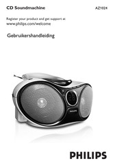 Philips AZ1024 Gebruikershandleiding