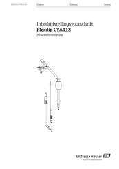 Endress+Hauser Flexdip CYA112 Bedieningsvoorschrift