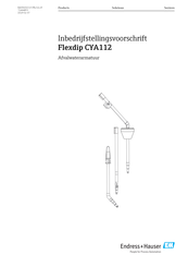 Endress+Hauser Flexdip CYA112 Bedieningsvoorschrift