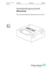 Endress+Hauser MemoLink Bedieningsvoorschrift