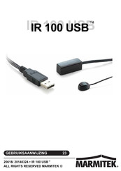 Marmitek IR 100 USB Gebruiksaanwijzing