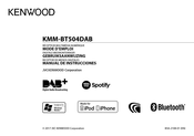 Kenwood KMM-BT504DAB Gebruiksaanwijzing