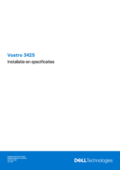 Dell Vostro 3425 Installatiehandleiding