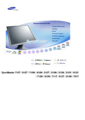 Samsung SyncMaster 915V Handleiding