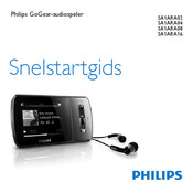 Philips SA1ARA08 Snelstartgids