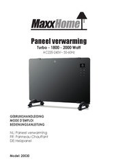 MaxxHome 20530 Gebruikshandleiding
