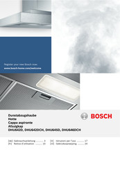 Bosch DHU642DCH Gebruiksaanwijzing