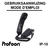 Profoon IP-10 Gebruiksaanwijzing