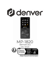 Denver MP-1820 Handleiding