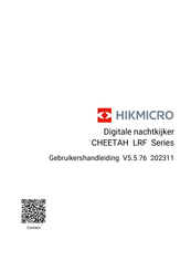 Hikmicro CHEETAH LRF Series Gebruikershandleiding