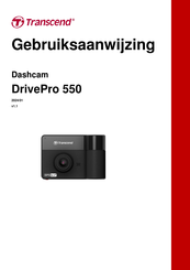 Transcend DrivePro 550 Gebruiksaanwijzing