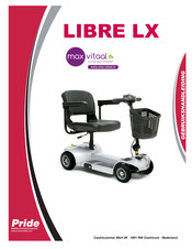 Pride Mobility Products LIBRE LX Gebruikershandleiding