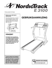 ICON IP NordicTrack E 3100 Gebruiksaanwijzing