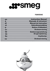Smeg FQ60XDAIE Gebruiksaanwijzing