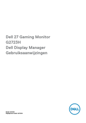 Dell G2723Ht Gebruiksaanwijzingen