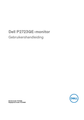 Dell P2723QEf Gebruikershandleiding