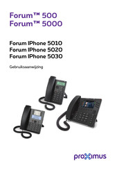 Proximus Forum IPhone 5010 Gebruiksaanwijzing